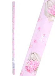 Бумага упаковочная 70*100см "Зайка Ми" мел., инд.уп