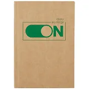 Ежедневник недат. А5 136л "Eco-friendly! №1" интегр.переплет, крафт картон, офсет