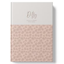 Книга для записей А4 100л кл. "DITSY. Beige Flowers" 7БЦ, глянц.лам, офсет