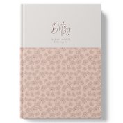 Книга для записей А4 100л кл. "DITSY. Beige Flowers" 7БЦ, глянц.лам, офсет