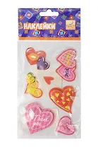 Наклейки FANCY объемные 3D Любовь это... 7,5*19,5см, асс. 3 дизайна