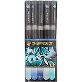 Маркеры Chameleon, «Blue tones», 5 штук
