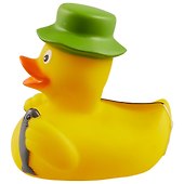 Игрушка для ванной, уточка резиновая FUNNY DUCKS "Уточка рыбак"  (1951) - 2