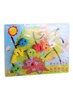 Деревянная игрушка. Лабиринт логический ГОРОД ЦИФР (30x20) (арт. G224)