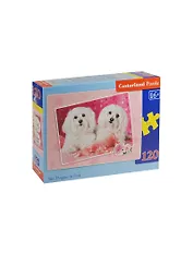 Пазл Castorland MIDI Два щенка 120эл. В-13128