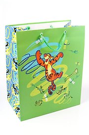 Пакет подарочный А4 26*32*15 "Тигруля познает мир", GRAND GIFT