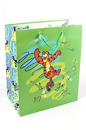 Пакет подарочный А4 26*32*15 "Тигруля познает мир", GRAND GIFT