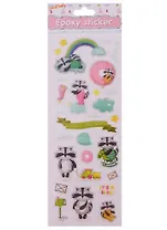 Наклейки эпоксидные Еноты