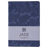 Ежедневник недат. А5 152л "JADE" черничный 7Б, иск.кожа с текстурой, тв.переплет, тонир.блок, скругл.углы, 2 ляссе, инд.уп