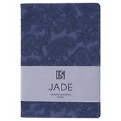 Ежедневник недат. А5 152л "JADE" черничный 7Б, иск.кожа с текстурой, тв.переплет, тонир.блок, скругл.углы, 2 ляссе, инд.уп