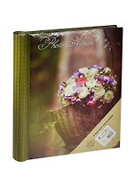 Феникс Презент Фотоальбом 22,5*28см 20л магнитн. листы Корзина цветов" 36551"