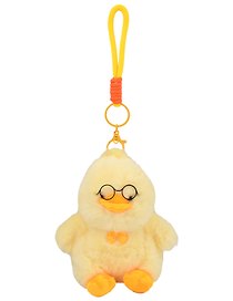 Брелок Уточка в очках (текстиль) (15см) (12-202603-MSHN10_0960-G-362)