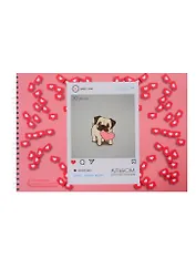 Альбом для рисования Unnika, "Милый щенок", А4, 30 листов, на гребне