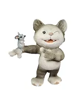 Фигурка Кот с мышкой 15см (450-525)
