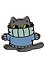 Значок Pin Joy Котик в свитере (металл) (12-08599-927) - 1