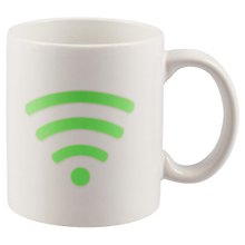 Кружкка-хамелеон белая Значок WI-FI(керамика)(330 мл)