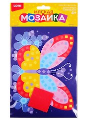 Мягкая мозаика. LORI Малый наборабор Яркая бабочка