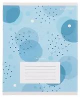 Тетрадь 12л кл. "Круги" мел.картон, выб.лак, офсет 60г/м2, поля, ассорти