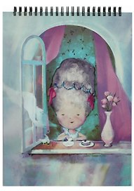 Блокнот А4 80л кл. "Dreamland" верхн.спираль, тв.переплет, IN FOLIO