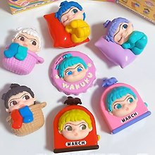 Коллекционные игрушки-сюрприз (магниты) Девочка 6см, Pidol, 12-LetV-7, Letsvan, Blind Box