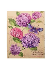 Дневник для ср. и ст.кл. "КРАСИВЫЕ ЦВЕТЫ" 7БЦ, глянц. пл., Феникс