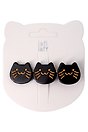 Заколка Котики черные (пластик) (6,5см) (12-Isa-4) (Lafilaf)