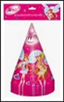 Колпачок праздничный Winx (6 шт) (MWI-SU-6HAT-PBH6/WB) (упаковка) (Мультиопт)