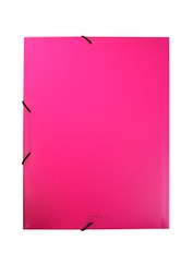 Папка на резинках А4 "Neon" 3 клапана, пластик, ассорти, Erich Krause