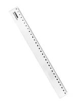 Линейка 30см прозр.пластик, СТАММ