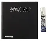 Комплект. Black Note. Альбом для рисования на черной бумаге + Комплект из 2-х белых ручек и белого карандаша WTJ_INSPIRATION