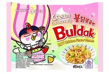 Лапша Samyang BULDAK со вкусом крем-карбонары Hot chicken ramen Creamy Carbonara, пачка, 140г