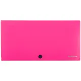 Папка на кнопке «Neon», 12 отделений, Erich Krause, 13.5 x 26 см