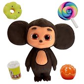 Фигурка Чебурашка, мятный пончик, 5 аксессуаров, Funky Toys, (4х16х22), (CHE2405-3) - 0