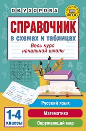  Русский язык, Математика, Окружающий мир. Весь курс начальной школы. Справочник в схемах и таблицах