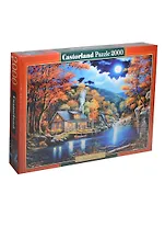 Пазлы 2000 C-200504 Домик на озере (92х68см) (коробка) (Castorland)