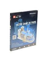Конструктор 3D Собор (Notre Dame de Paris) (124387) (40шт) (23,3х11,5х15,3см) (3D Puzzle Hao Tian)
