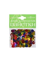 Декоративные элементы Пайетки (2-025) (4 вида) (декор для поделок) (набор для творчества)