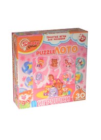 Лото «Игрушки», +пазл 30 элементов, Smart Games