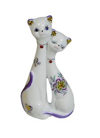 Фигурка Кошки со стразами (13см) (101-095)