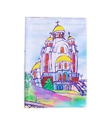 ГС Обложка на паспорт Екатеринбург Храм-на-Крови (ПВХ)