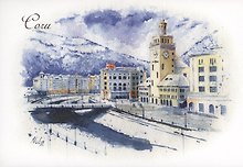 Открытка Сочи "Роза-Хутор"