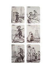 Записная книжка «Котэ.ru» А6, 40 листов в клетку, сшивка, Marker Arte, в ассортименте