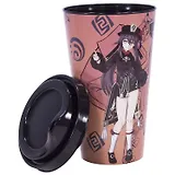 Стакан аниме Genshin Impact Hu Tao (пластик) (550 мл)