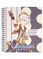 Тетрадь в клетку Genshin Impact, Bennett V2, 96 листов