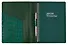 Книга для записей А5 100л лин. "Savage. Изумрудный" евроспираль, иск.кожа, тонир.блок., тиснение серебр.фольгой, петля д/ручки, кармашки - 2