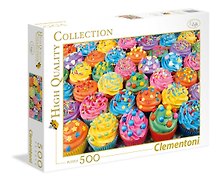 Пазл Clementoni 500 эл. Классика.35057 Радужные капкейки