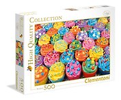 Пазл Clementoni 500 эл. Классика.35057 Радужные капкейки
