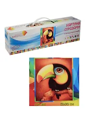 Картина стразами Какаду (АЖ-361) (581193) (25х30см) (Алмазная живопись) (коробка)