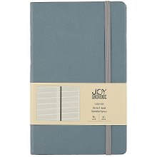 Книга для записей А5 96л лин. "Joy Book. Перед дождем" иск.кожа, тв.переплет, ляссе, резинка, инд.уп.