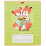 Тетрадь в клетку Hatber, "Жила-была лисичка", 12 листов, в ассортименте